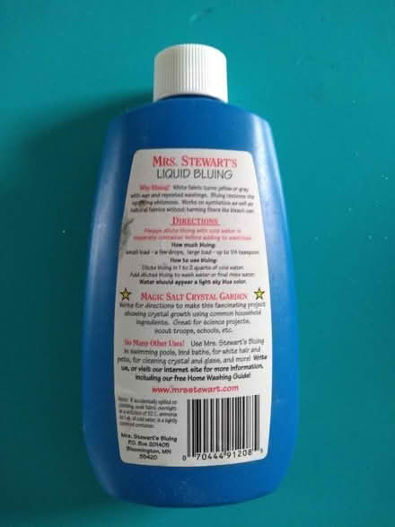 Photo of free Liquid bluing bleach alternative (N. Queen Anne) #2