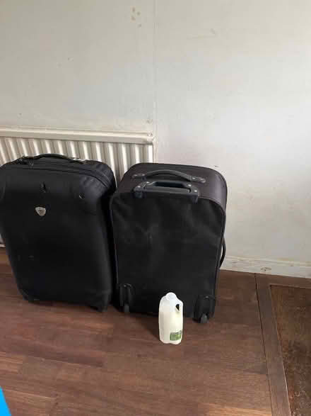 Photo of free 2 largish tatty suitcases (Wheathampstead AL4) #1