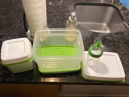 Photo of free Produce Plastic containers (H Street) #3