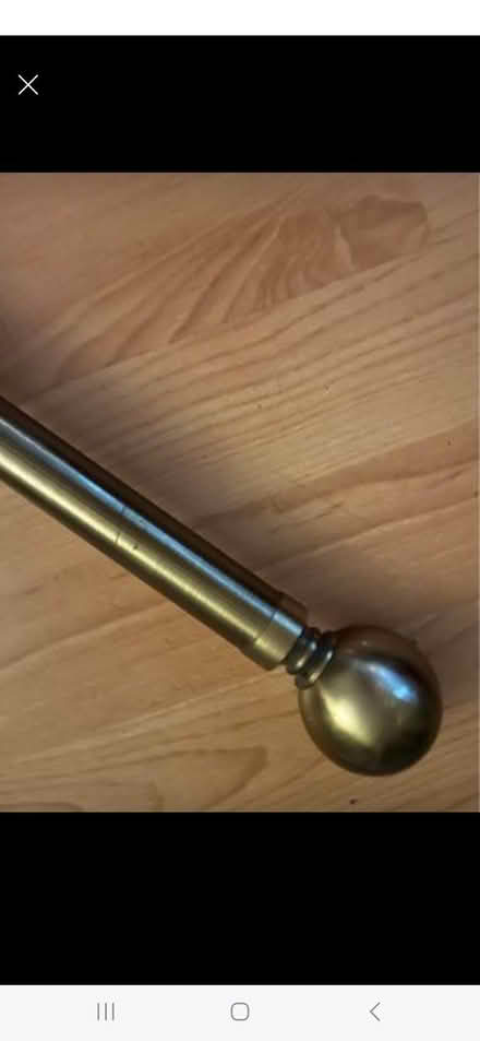 Photo of free Brass Curtain Pole (Polegate BN24) #3