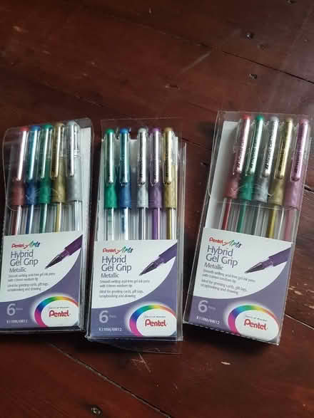 Photo of free 3 packs of hybrid gel pens (Townsend AL3) #1