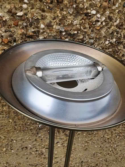 Photo of free Dimmable Floor lamp with reading light – needs weighted base (Worcester Park KT4) #1