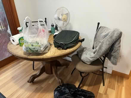 Photo of free Sturdy oak dining table (Accord, NY) #1