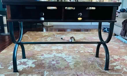 Photo of free Wood table with stone inlay (South Wheaton) #2