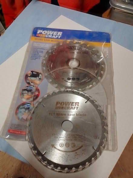 Photo of free 2x Mitre Saw (Chop Saw) 210mm Blades (Anstey LE7) #1