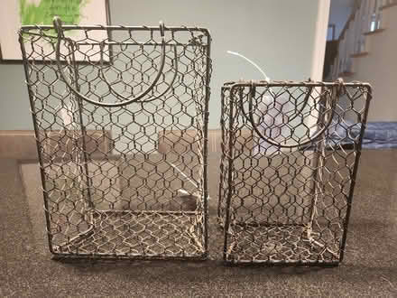 Photo of free Set of Metal Baskets (West Concord MA) #2