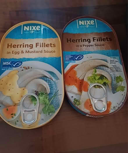 Photo of Empty mackerel/herring tins (New Town CO1) #1