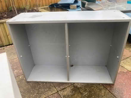 Photo of free Used grey cabinet with shelves. (Barton OX3) #3