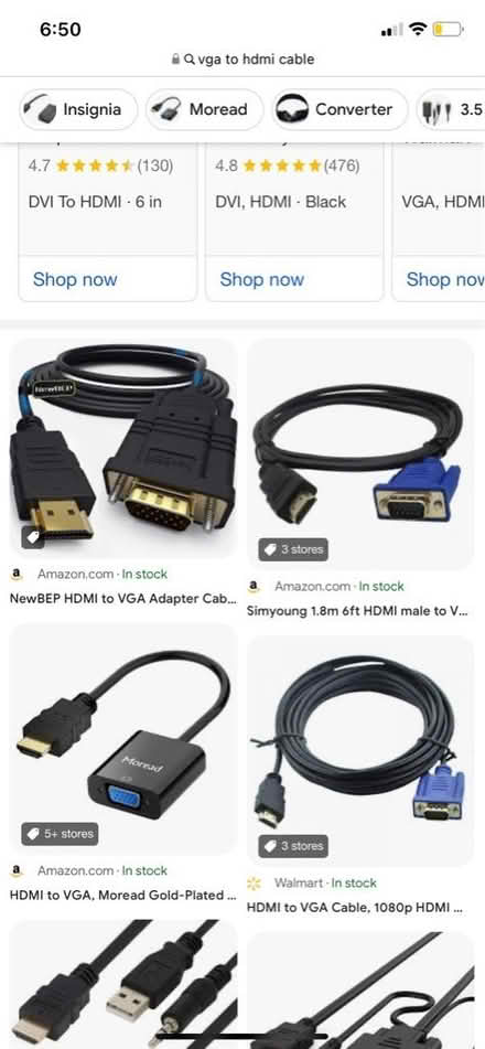 Photo of Vga to hdmi cable (West san jose) #1