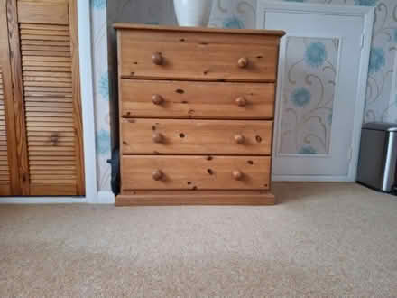 Photo of free Pine chest of drawers. (Sharpthorne RH19) #1