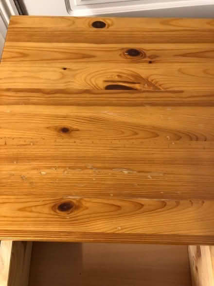 Photo of free Bedside cupboard in varnished pine (Wimbledon Village SW19) #3