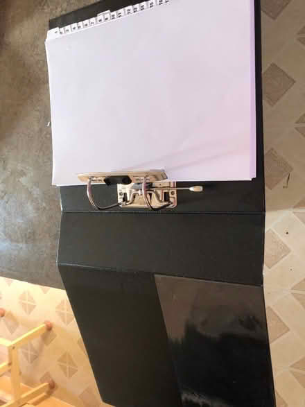 Photo of free Lever Arch Binder with inserts (Longthorpe) #1