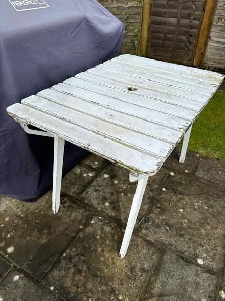 Photo of free French Style folding outdoor table (Whitchurch on Thames) #1