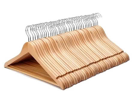 Photo of free Wooden hangers (x40) (Hencote SY1) #1