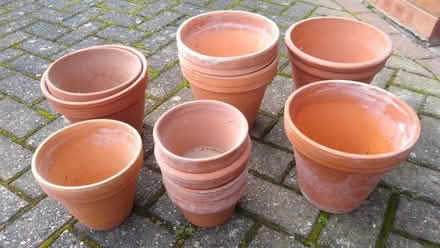 Photo of free Flower pots - crock (Barnard's Green WR14) #1