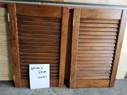 Photo of free Two louvre door panels (Battle RG30) #1