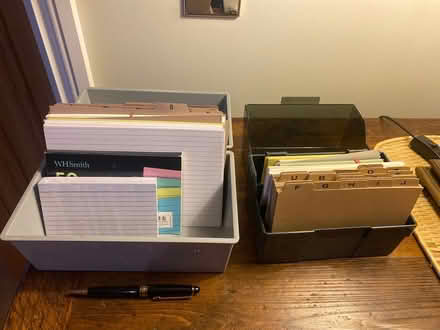 Photo of free Revision Cards and index Boxes (Sidmouth) #3
