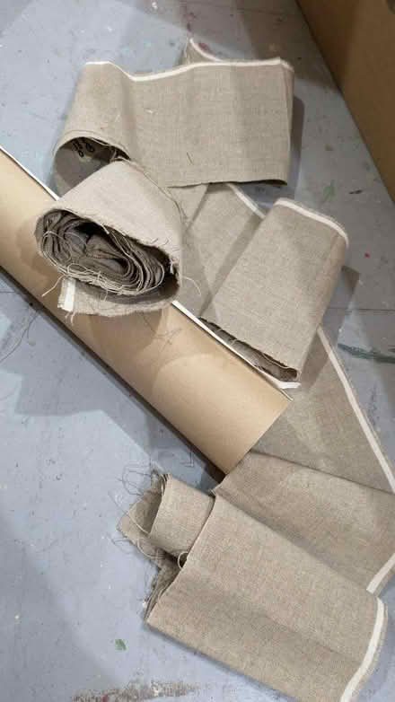 Photo of free Cardboard tubes and linen offcut (Belmont TN35) #1