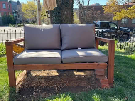 Photo of free 2 seat outdoor loveseat (Capitol Hill -west) #1
