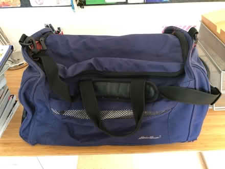 Photo of free Eddie Bauer blue hold-all (Emlyn Road W12) #2
