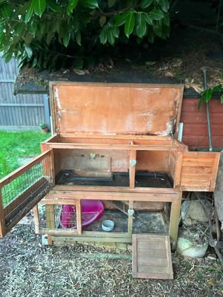 Photo of free Double Rabbit hutch easy clean (WD5 Abbots Langley) #2