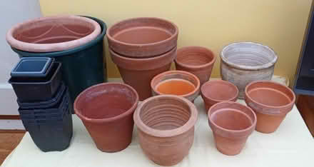 Photo of free Gardening Pots (various sizes) - For collection today (Emsworth PO10) #1