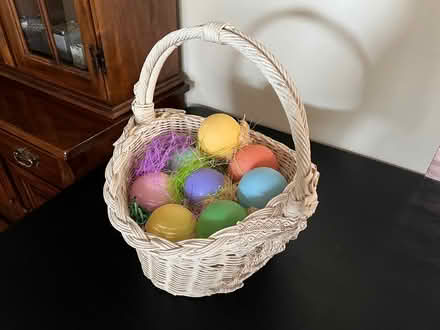 Photo of free Large Easter basket w/eggs (Finksburg - Carroll County) #1