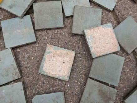 Photo of free Small green vintage tiles (Highters Heath B14) #3