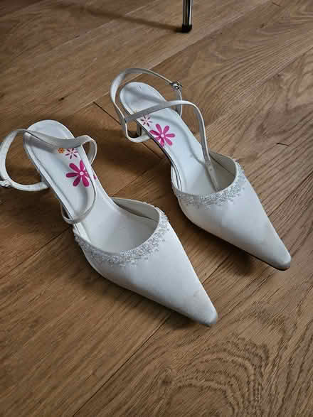 Photo of free Ivory wedding shoes size 7 (Hitchin SG4) #3