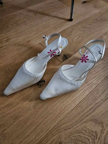 Photo of free Ivory wedding shoes size 7 (Hitchin SG4) #2