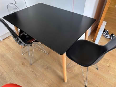 Photo of free Black table and chairs (Tivoli GL51) #1