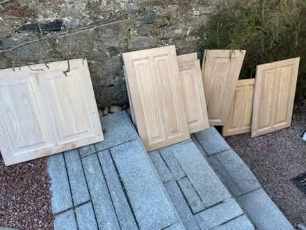 Photo of free Solid oak kitchen doors (AB15) #1