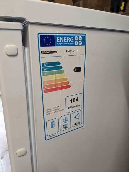 Photo of free Freezer suitable for garage (Sedgeberrow, nr Evesham WR11) #1