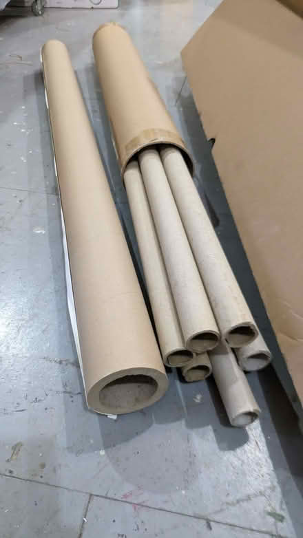 Photo of free Cardboard tubes and linen offcut (Belmont TN35) #2