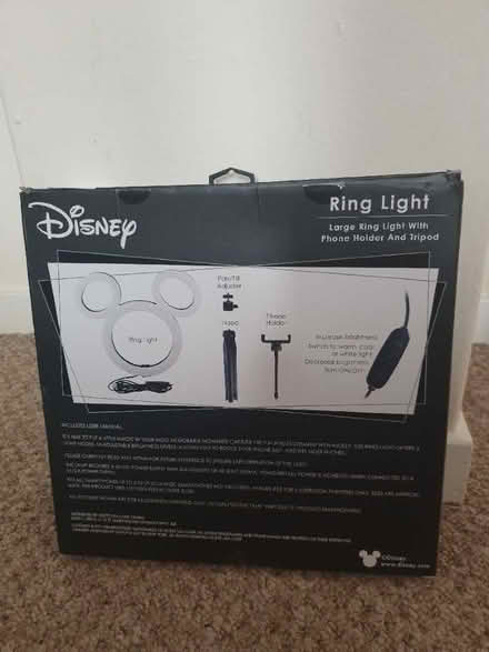Photo of free Kid's Disney Ring Light With Phone Holder And Tripod. (Glenrothes KY6) #2