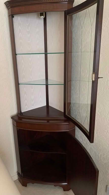 Photo of free Dark wood corner unit (Southport PR8) #1