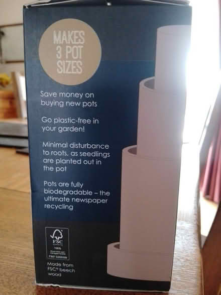 Photo of free Burgon & Ball Paper pot maker (Ip9 9sq) #2