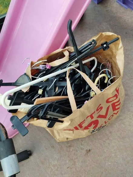 Photo of free Bag of hangers back available again! (Taunton Killams & Mountfield District Ward TA1) #1