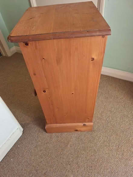 Photo of free Solid pine bedside table (Weston-on-Trent DE72) #3