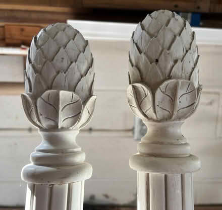 Photo of free Dramatic white curtain rods (Beulah rd and Druid hill rd NE) #3