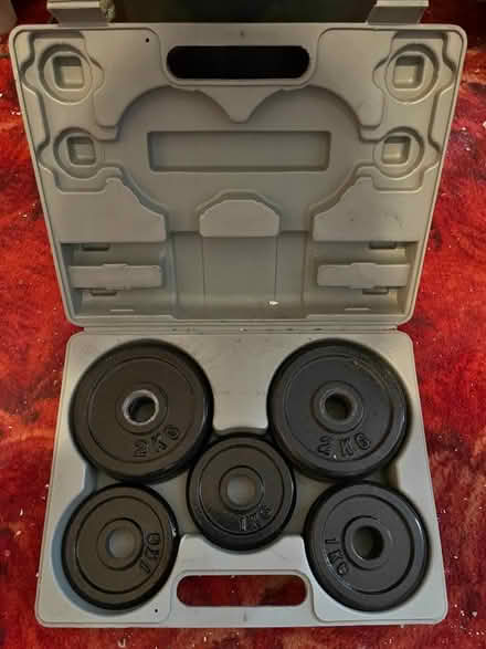 Photo of free set of weight training weights (Heaton Chapel SK4) #1