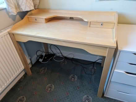 Photo of free Small wooden desk (North Herts SG4) #1