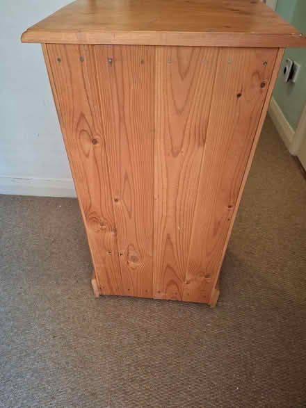Photo of free Solid pine bedside table (Weston-on-Trent DE72) #2