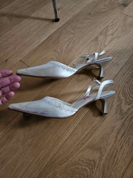 Photo of free Ivory wedding shoes size 7 (Hitchin SG4) #1