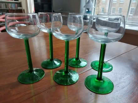 Photo of free Vintage hock/white wine glasses (Rotherhithe SE16) #1