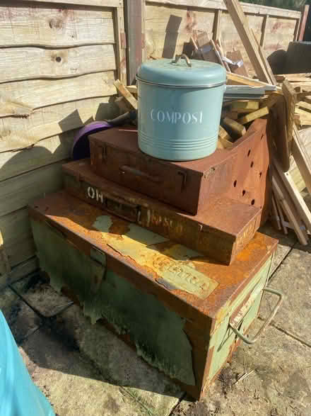 Photo of free 4 metal storage (old amo etc) (Midsomer norton) #1
