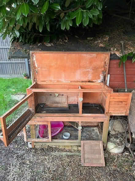 Photo of free Double Rabbit hutch easy clean (WD5 Abbots Langley) #3