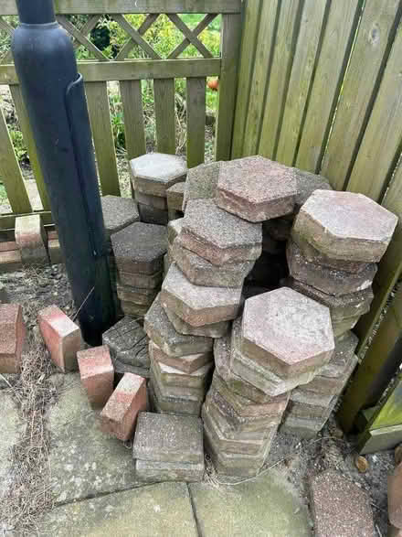 Photo of free Hexagonal paving stones (Wallsend NE28) #1