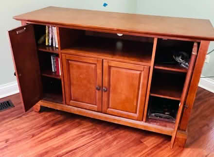 Photo of free Solid wood tv console (South Wheaton) #1