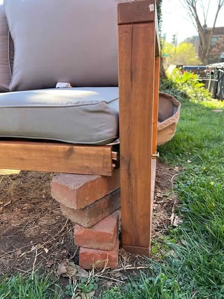 Photo of free 2 seat outdoor loveseat (Capitol Hill -west) #3